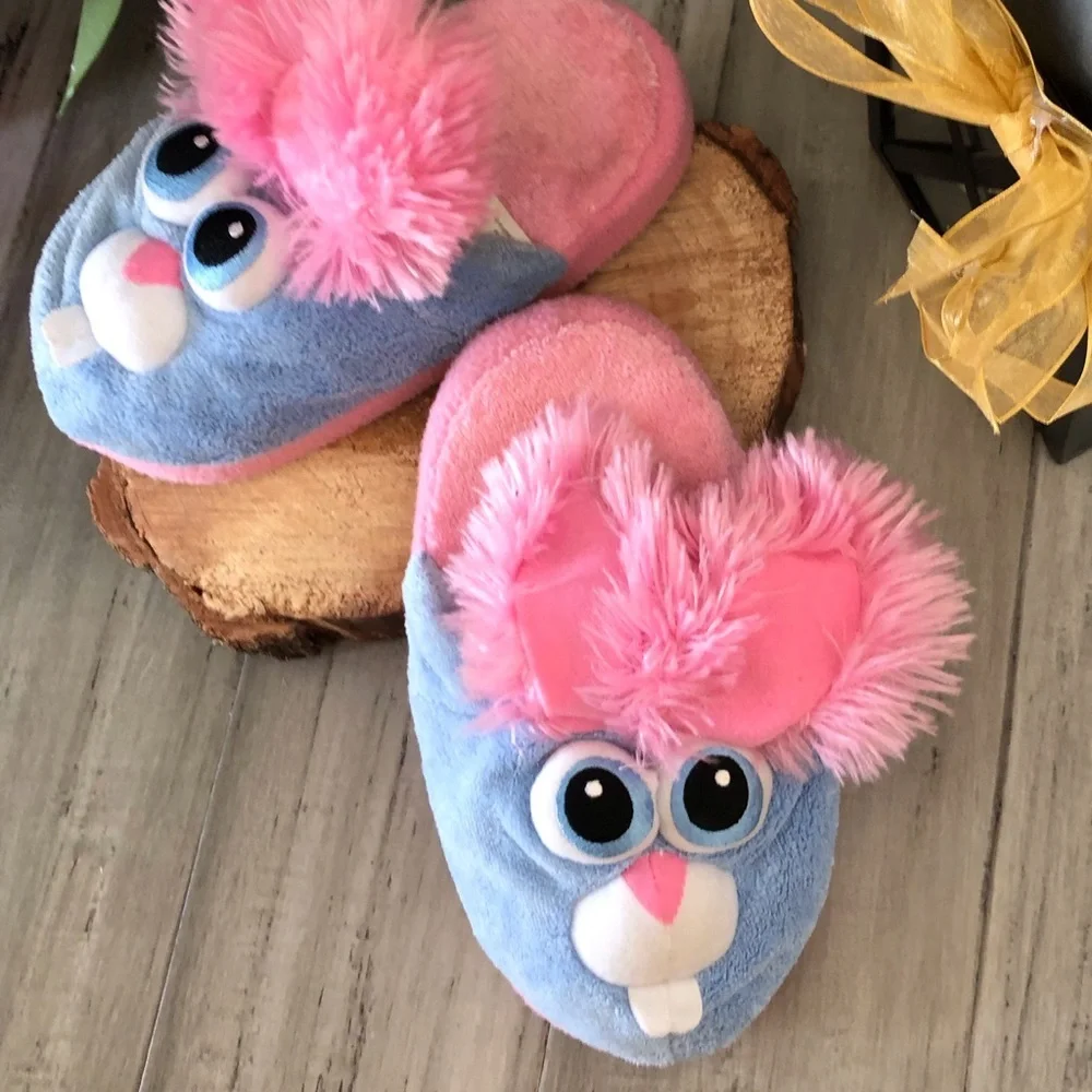 3/15❤ Girls Bunny Slippers